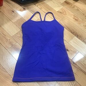 lululemon tank top with a built in sports bra xxs